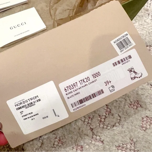 Gucci Marmont Double G Ankle Leather Boots - Picture 9 of 12